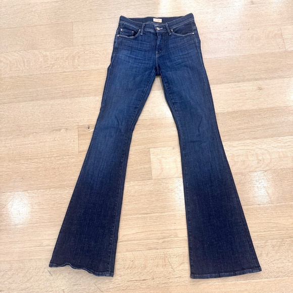 Mother The Cruiser Flare Jeans in Clean Sweep Size 25 - Picture 4 of 13